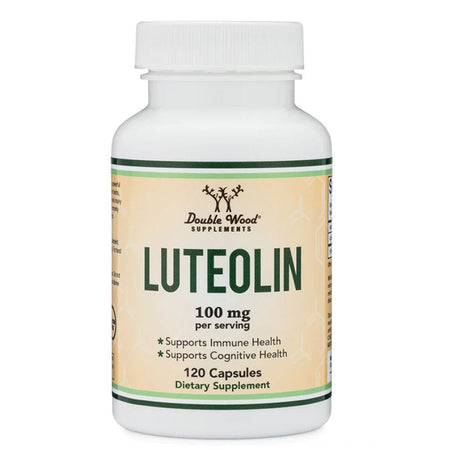 Luteolin - Лутеолин 100 mg, 120 капсули Double Wood - BadiZdrav.BG