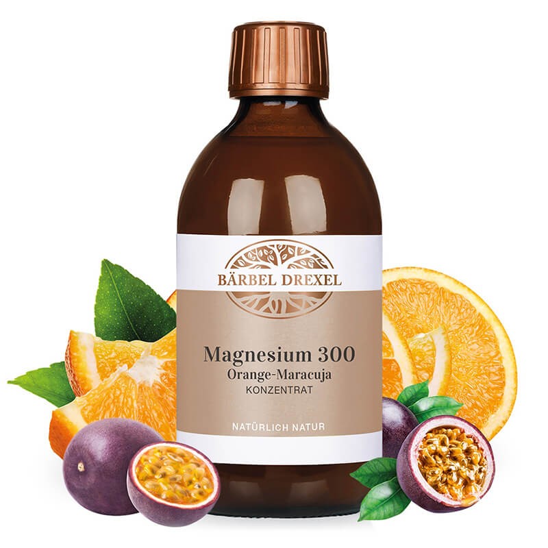 Magnesium 300 Orange-Maracuja Konzentrat / Магнезий концентрат (с вкус на портокал и маракуя), 300 ml Bärbel Drexel - BadiZdrav.BG