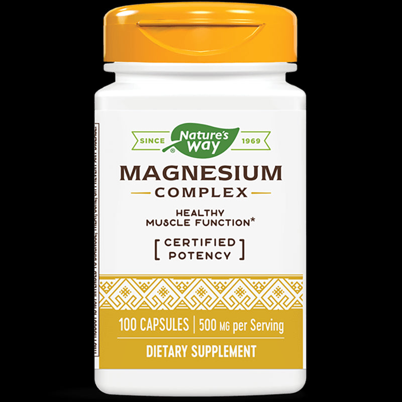 Magnesium Complex/ Магнезий (комплекс) 250 mg х 100 капсули Nature’s Way - BadiZdrav.BG