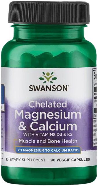 Albion Magnesium &amp; Calcium / with Vitamin D3 &amp; K2 - BadiZdrav.BG