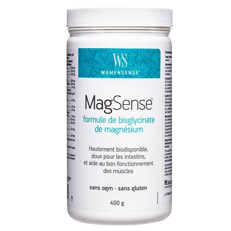 MagSense® Magnesium Bisglycinate Formula/ Магнезий бисглицинат формула 400 g Natural Factors - BadiZdrav.BG