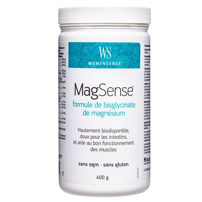 MagSense® Magnesium Bisglycinate Formula/ Магнезий бисглицинат формула 400 g Natural Factors - BadiZdrav.BG