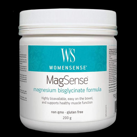 Магнезий (бисглицинат формула) - WomenSense, 200 g пудра Natural Factors - BadiZdrav.BG