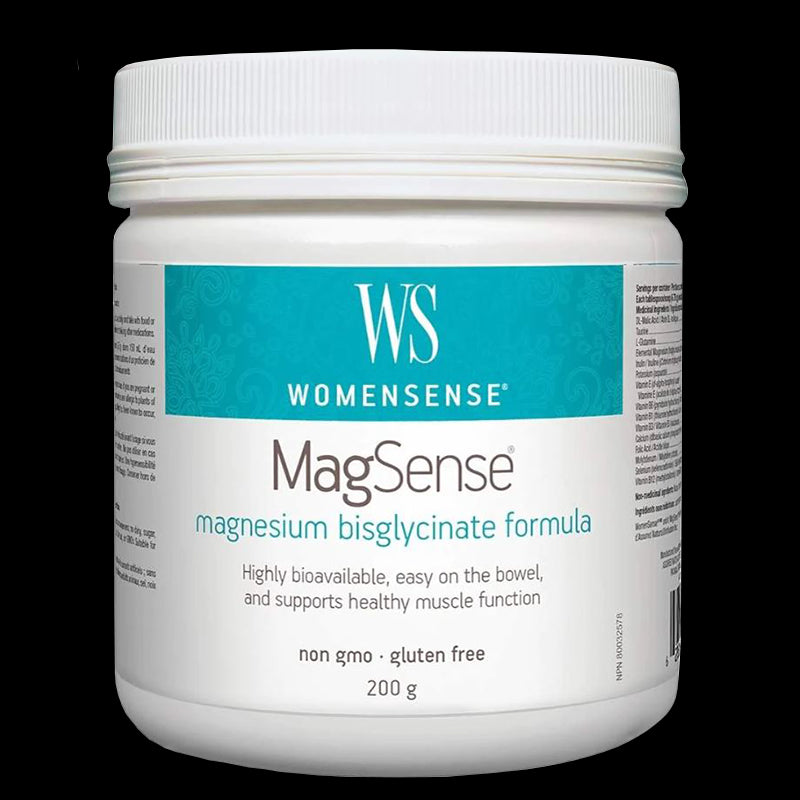 Магнезий (бисглицинат формула) - WomenSense, 200 g пудра Natural Factors - BadiZdrav.BG