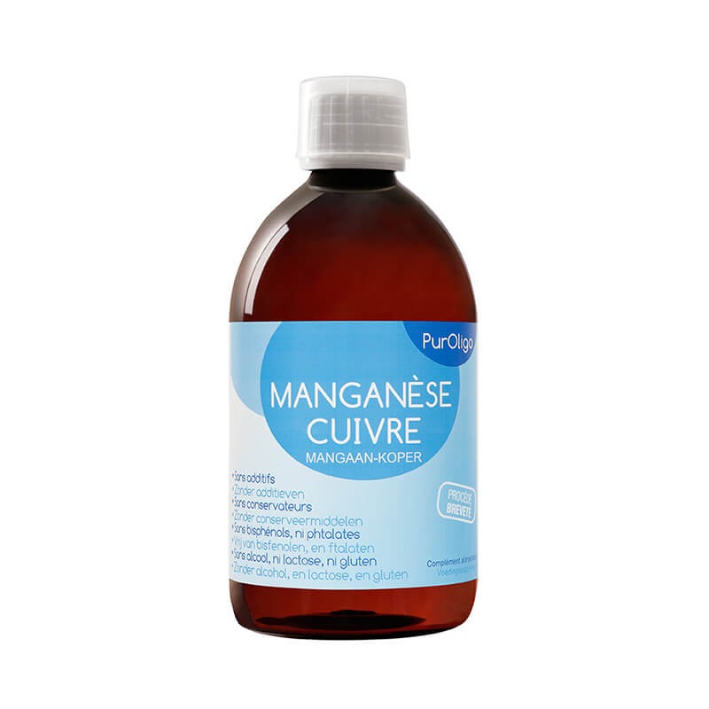 Manganese cuivre PurOligo / Манган и мед, 500 ml - BadiZdrav.BG