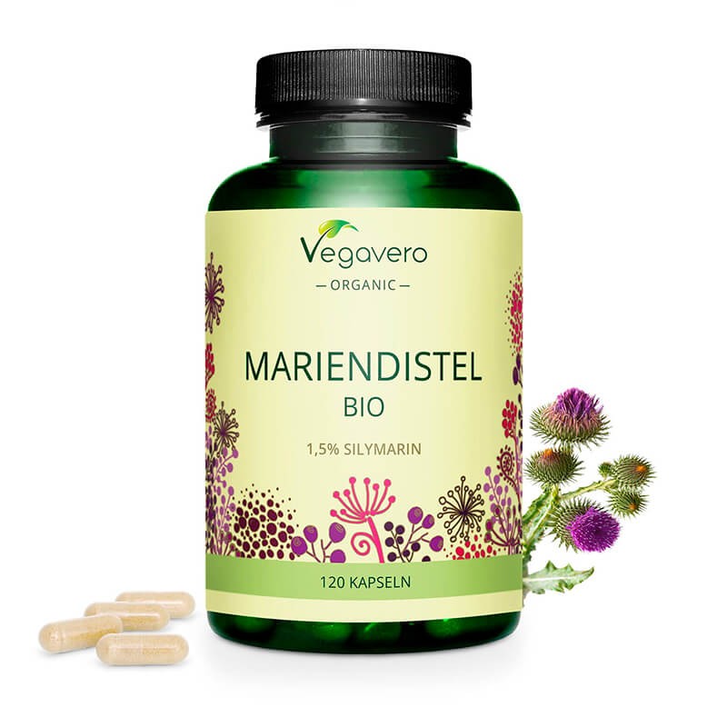 Mariendistel Bio - Био бял трън, 120 капсули Vegavero - BadiZdrav.BG