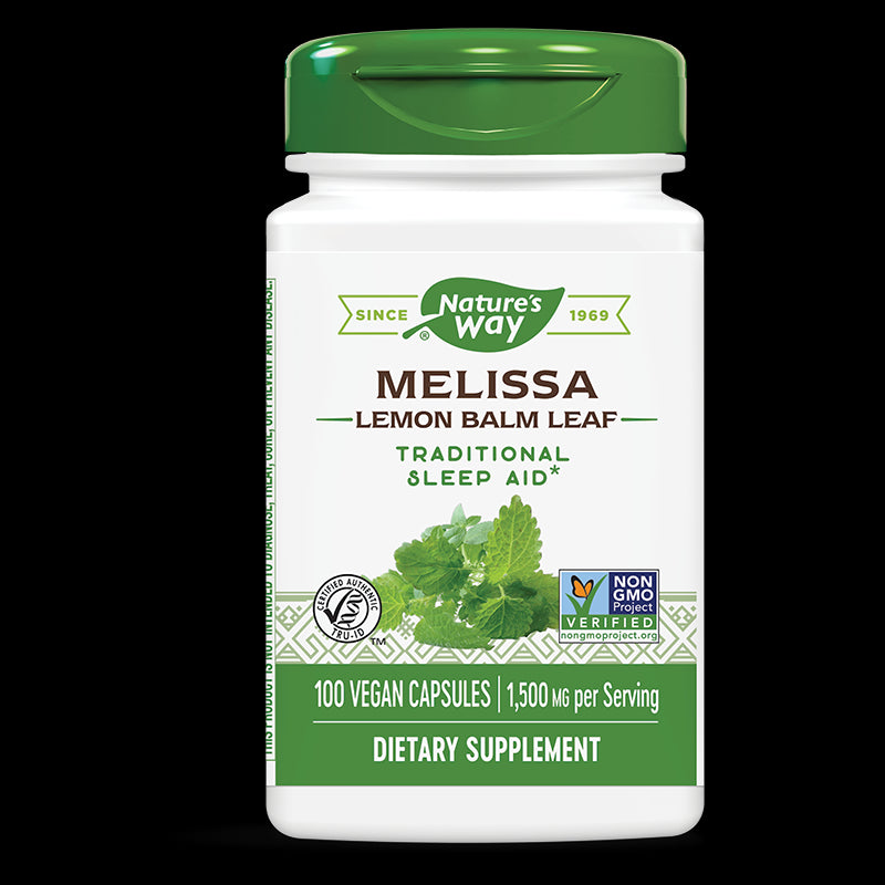 Melissa Lemon Balm Leaf/ Маточина (лист) 500 mg х 100 капсули Nature’s Way - BadiZdrav.BG