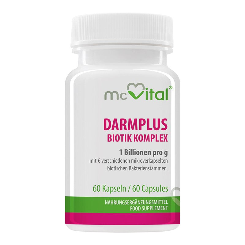 McVital® DarmPlus ProBiotik Komplex - 1 трилион пробиотични бактерии, 60 капсули Vitabay - BadiZdrav.BG