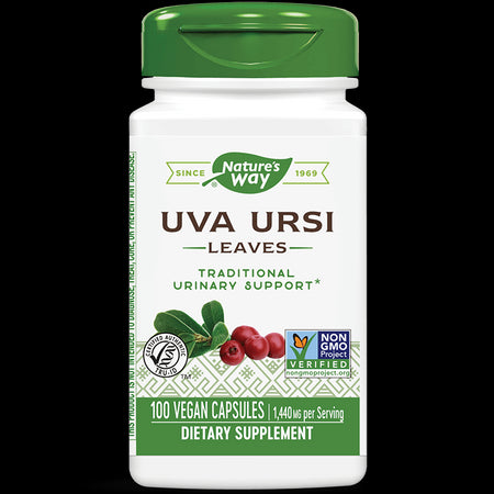 Uva Ursi Leaves/ Мечо грозде (лист) 480 mg х 100 капсули Nature’s Way - BadiZdrav.BG