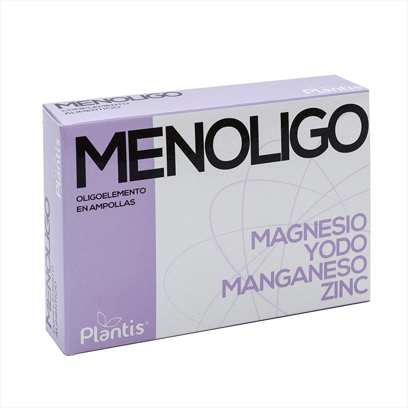 Menoligo Oligoelementos Магнезий, йод, манган, цинк/ При менопауза, 20 ампули за пиене Artesania - BadiZdrav.BG