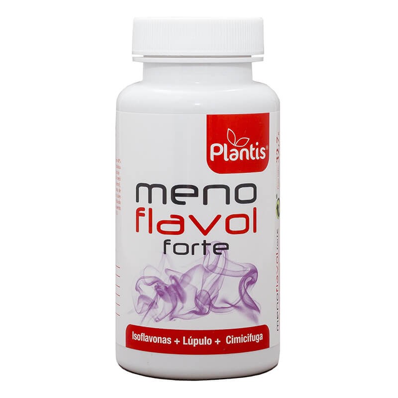 Менопауза – формула с билки, витамини, селен & изофлавони - Menoflavol Forte Plantis®, 60 капсули - BadiZdrav.BG