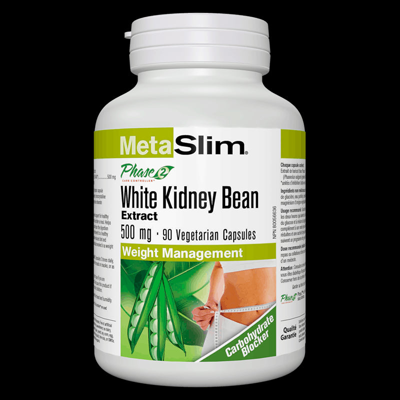 MetaSlim® Phase 2® White Kidney Bean/ Бял Боб (зърна) 500 mg х 90 капсули - BadiZdrav.BG