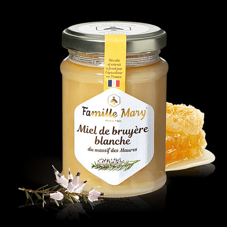 Пчелен мед от цветове на бял пирен - Miel de bruyère blanche, 230 g - BadiZdrav.BG