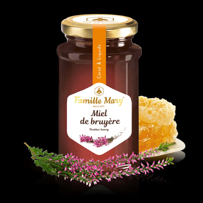 Miel de bruyere des forets de La Rioja / Пчелен хедър мед, 360 g Famille Mary - BadiZdrav.BG