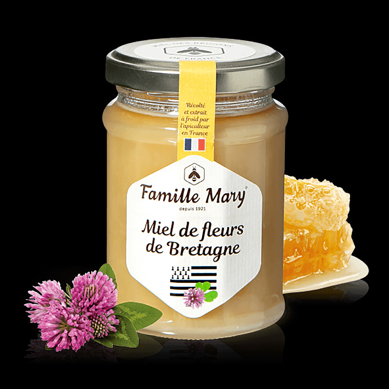 Цветен мед от Бретан, Франция - Miel de fleurs de Bretagne, 230 g - BadiZdrav.BG