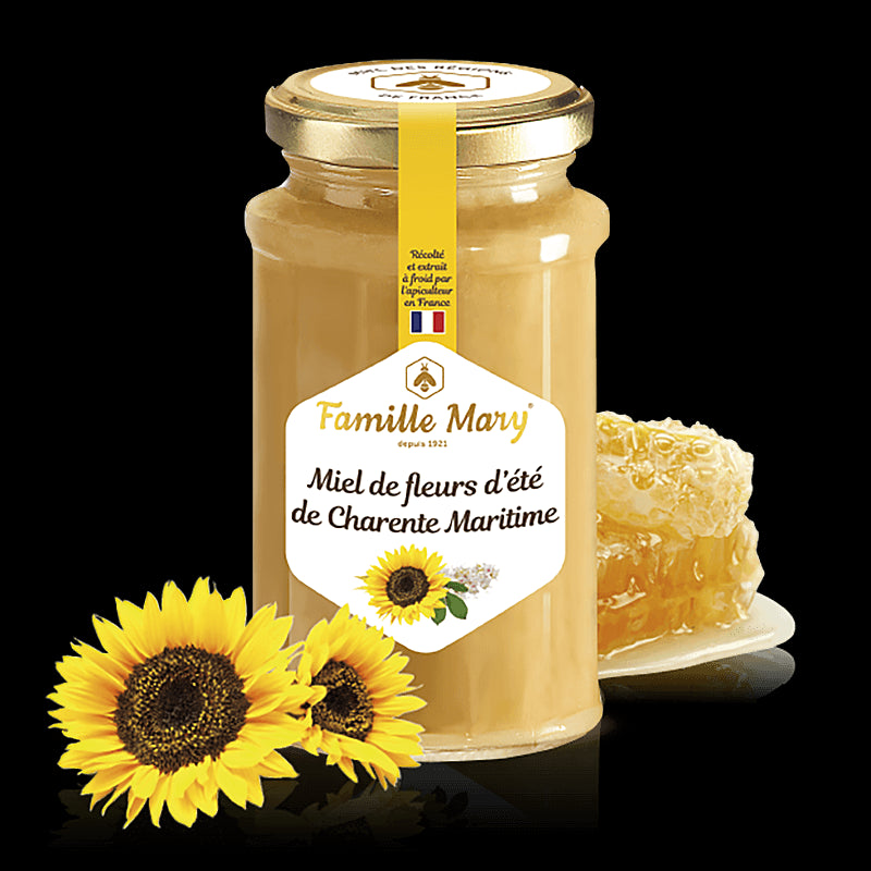 Miel de fleurs d’ete de Charente Maritime/ Пчелен мед от летни цветя, 360 g - BadiZdrav.BG