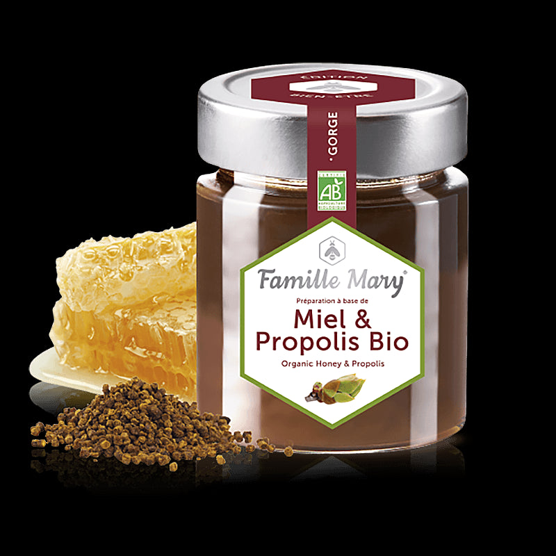 Miel & Propolis Bio / Био акациев мед + прополис, 170 g Famille Mary - BadiZdrav.BG