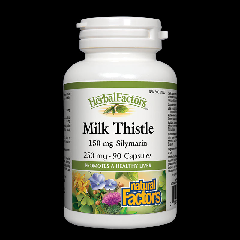 Milk Thistle / Бял трън, 250 mg, 90 капсули Natural Factors - BadiZdrav.BG
