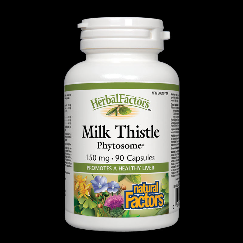 Milk Thistle Phytosome®/Бял трън Фитозоми® 150 mg х 90  Natural Factors - BadiZdrav.BG