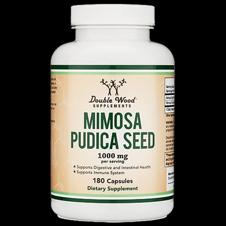 Mimosa pudica/ Мимоза пудика (семена), 180 капсули Double Wood - BadiZdrav.BG