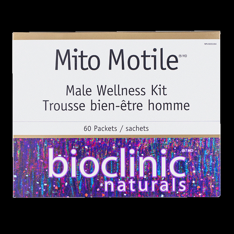 Mito Motile™ Male Wellness Kit/ Фертилитет формула за мъже x 60 пакетчета Natural Factors - BadiZdrav.BG