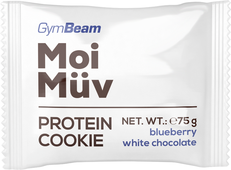 MoiMüv Protein Cookie - Бял шоколад с боровинка