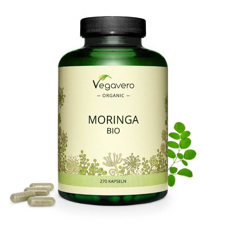 Moringa Bio/ Био Моринга, 270 капсули, 100% Vegan Vegavero - BadiZdrav.BG