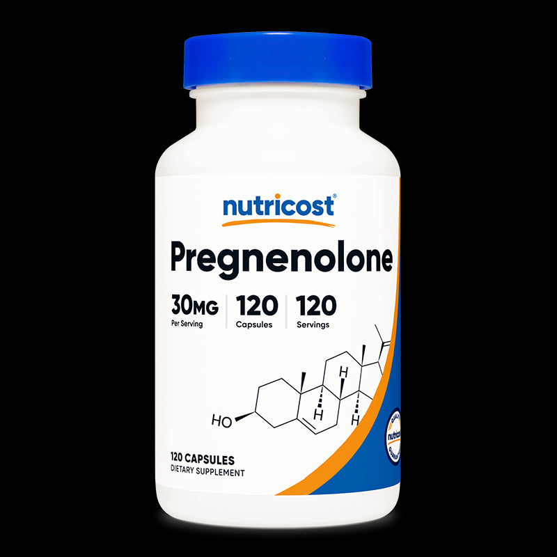 Мозъчна функция - Прегненолон (Pregnenolone), 30 mg x 120 капсули Nutricost - BadiZdrav.BG