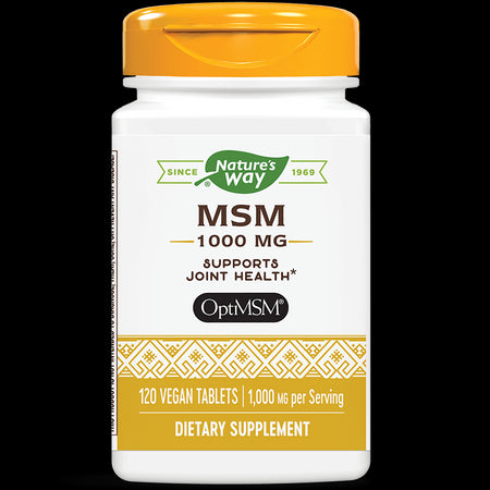 MSM/ МетилСулфонилМетан като OptiMSM® 1000 mg x 120 таблетки Nature’s Way - BadiZdrav.BG