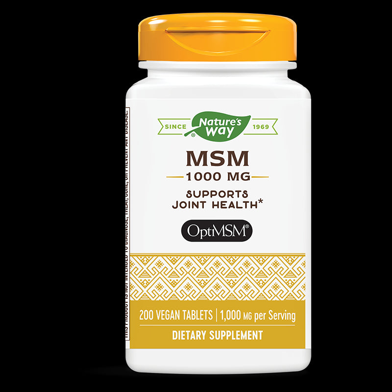 MSM/ МетилСулфонилМетан като OptiMSM® 1000 mg x 200 таблетки Nature’s Way - BadiZdrav.BG
