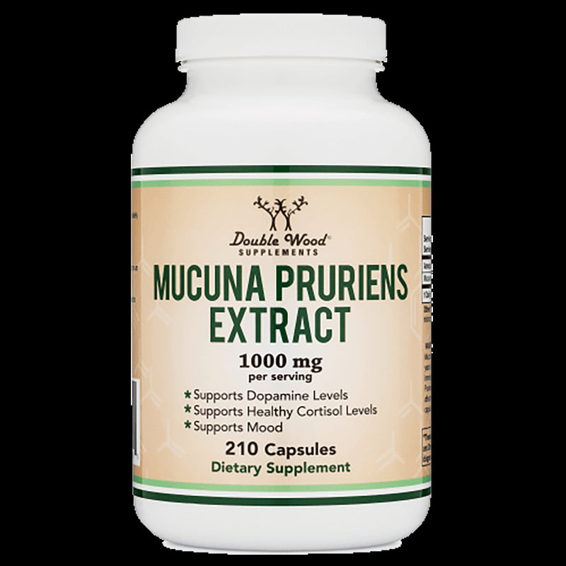Mucuna pruriens extract/ Екстракт от мукуна, 210 капсули Double Wood - BadiZdrav.BG