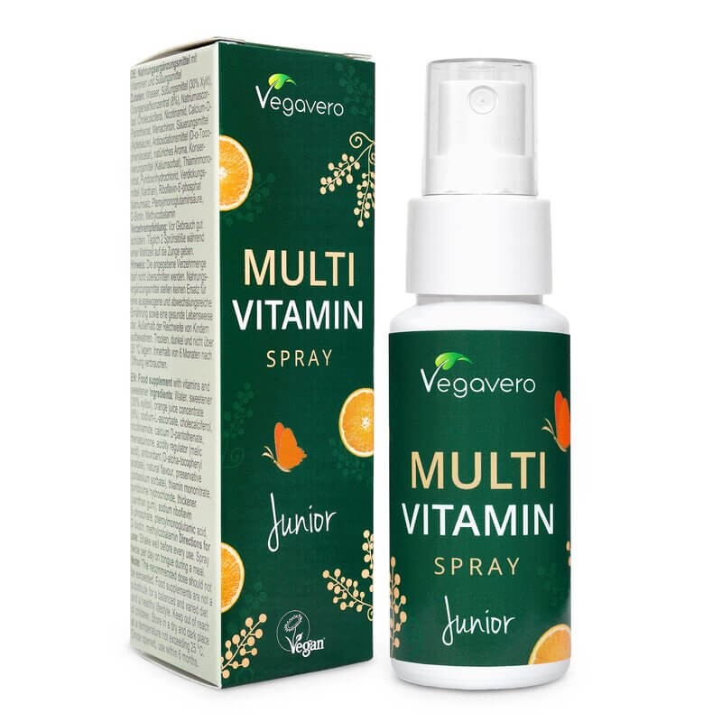 Multi Vitamin Junior/ Мултивитамини за Деца/ Орален спрей, 25 ml, 100% Vegan Vegavero - BadiZdrav.BG