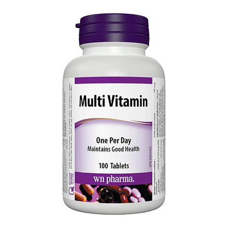 Multi Vitamin – Мултивитамини, 100 таблетки Webber Naturals - BadiZdrav.BG