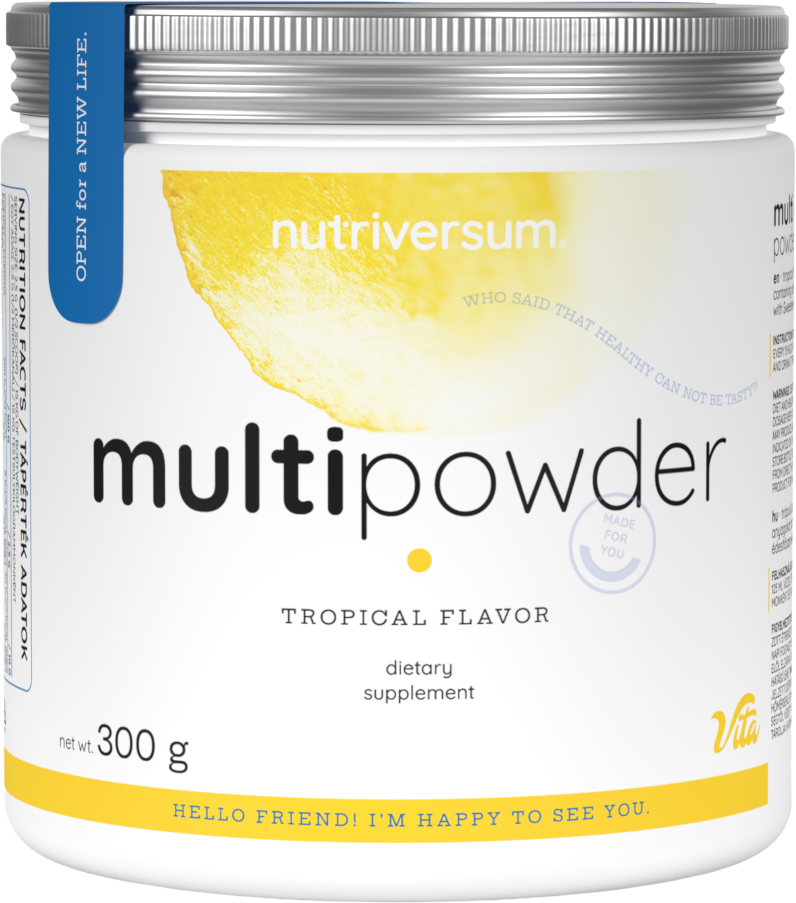 Multi Powder | With Vitamins &amp; Minerals - Тропически Плодове