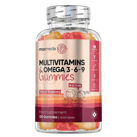 Мултивитамини + Омега 3-6-9 (формула за деца), 120 желирани таблетки - BadiZdrav.BG