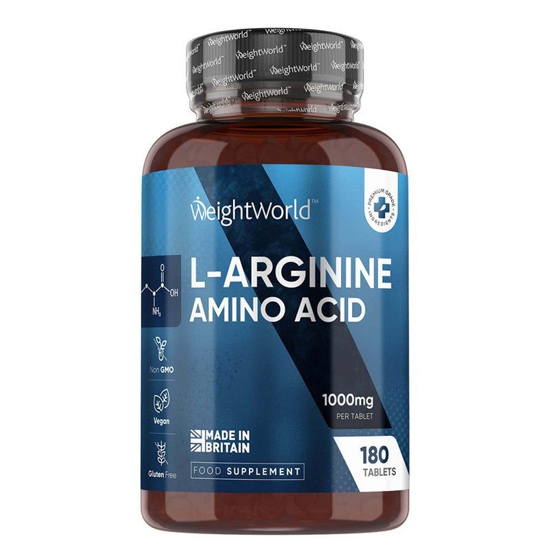 Мускулна функция - L-Аргинин, 1000 mg х 180 таблетки