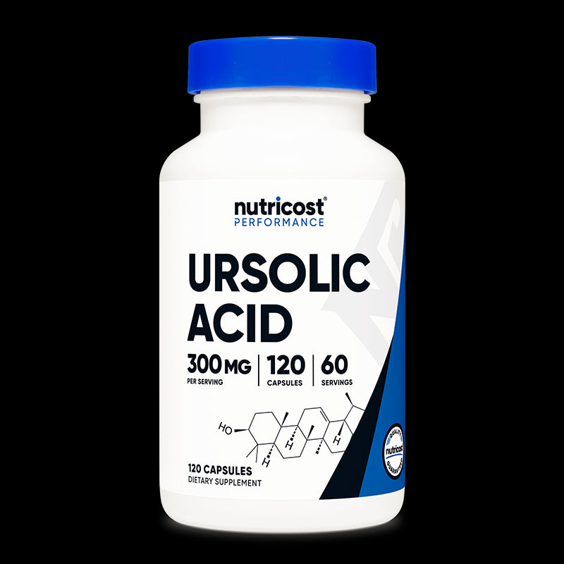 Мускулна функция - Урсолова киселина (Ursolic Acid), 120 капсули Nutricost - BadiZdrav.BG