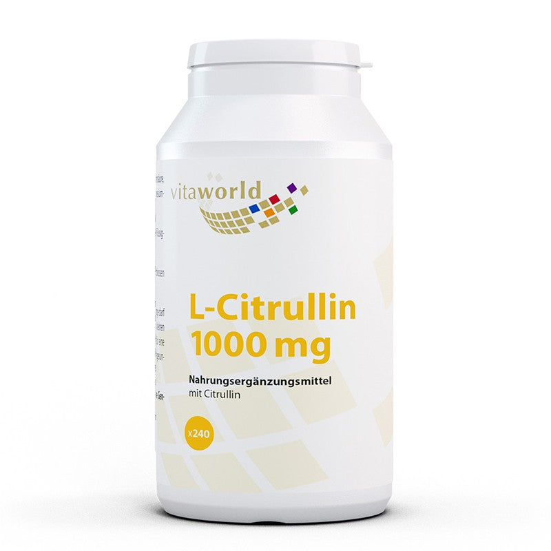 Мускулна функция, възстановяване - Л-Цитрулин (L-Citrulin), 1000 mg x 240 таблетки - BadiZdrav.BG
