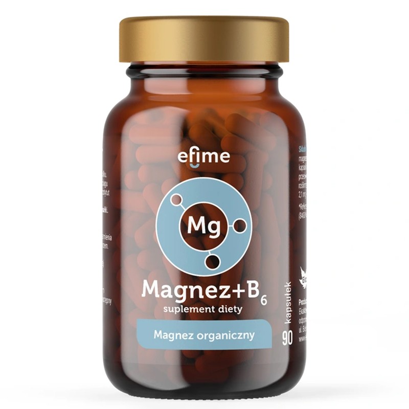 Мускулна и нервна система - Магнезий + витамин B6, 90 капсули - BadiZdrav.BG