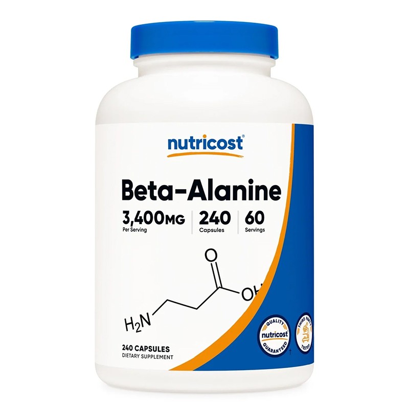 Мускулна маса - Бета аланин (Beta-Alanine), 240 капсули - BadiZdrav.BG