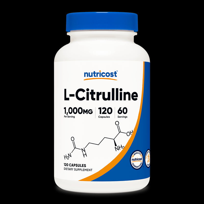 Мускулна маса - Л-Цитрулин (L-Citrulline), 1000 mg/120 капсули Nutricost
