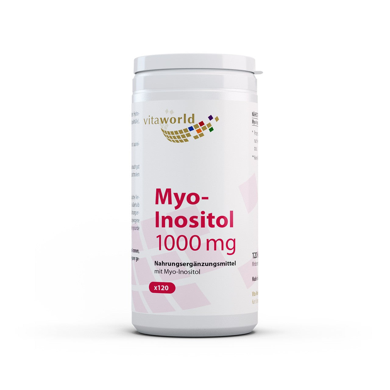 Myo-inositol / Мио-инозитол 1000 mg, 120 капсули - BadiZdrav.BG