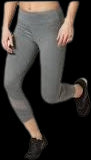 Women’s Core Cropped Leggings - Grey - M