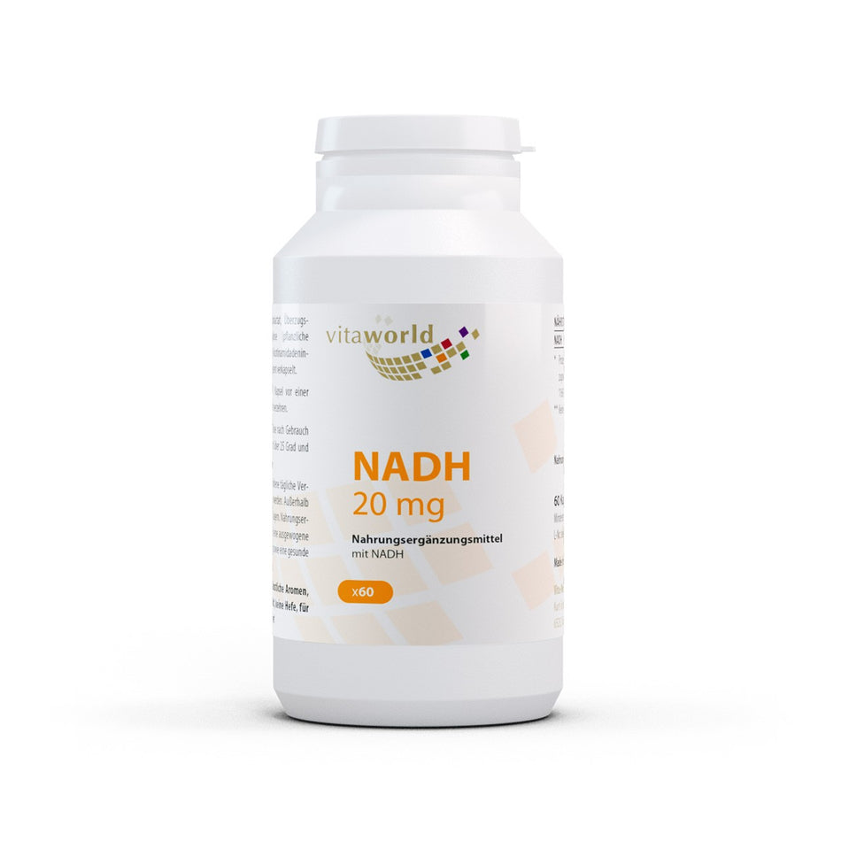 NADH / Никотинамид аденин динуклеотид 20 mg, 60 капсули - BadiZdrav.BG