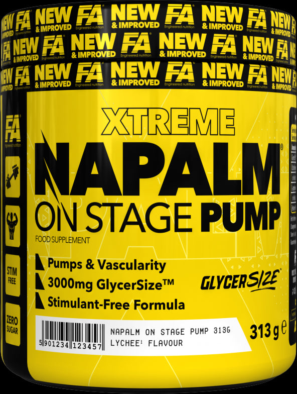 NAPALM On Stage Pump | Stim-Free Pre-Workout Formula - Личи