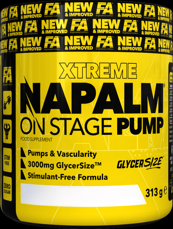 NAPALM On Stage Pump | Stim-Free Pre-Workout Formula - Манго с лимон