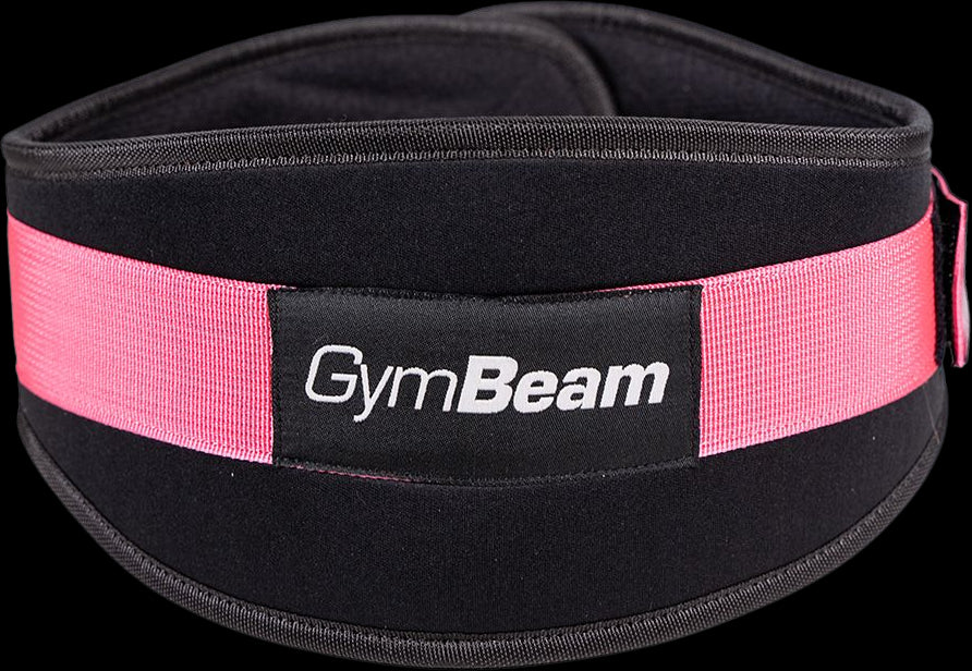 Неопренов фитнес колан LIFT 15 cm - Black &amp; Pink - L