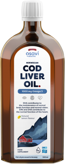 Norwegian Cod Liver Oil | Lemon Flavored Liquid Omega