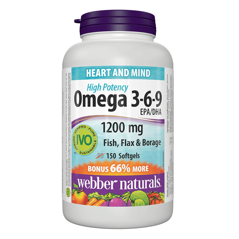 Omega 3-6-9/ Омега 3-6-9 1200 mg x 150 софтгел капсули - BadiZdrav.BG