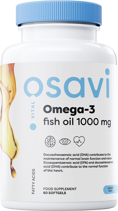 Omega 3 Fish Oil 1000 mg / Lemon Flavor - 